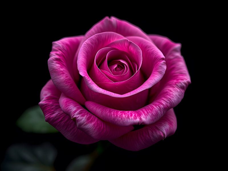 La beauté d'une rose pourpre par ButterflyPix