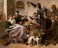 Soo geholt, socked after - Jan Steen