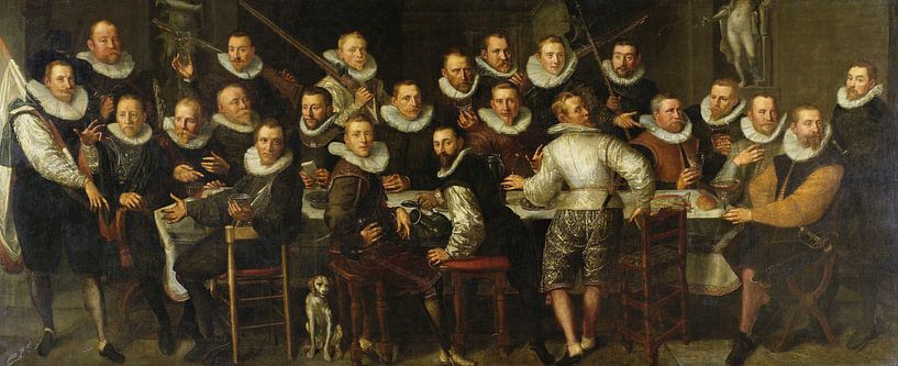 Die Kompanie von Hauptmann Gillis Jansz Valckenier und Leutnant Pieter Jacobsz Bas, Pieter Isaacsz von Meisterhafte Meister