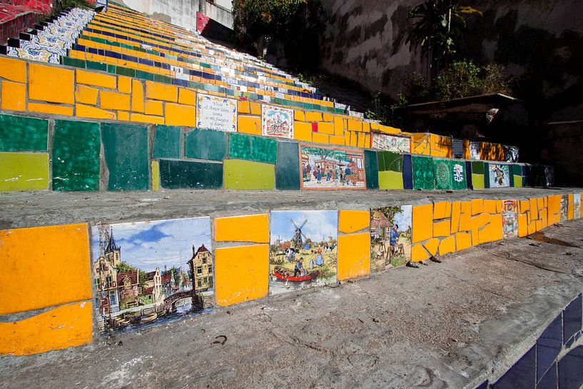 Les influences néerlandaises sur l'Escadaria Selarón, Rio de Janeiro par Martijn