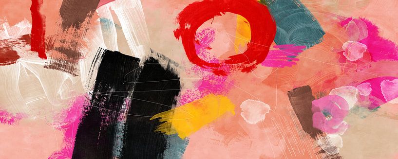 Abstracte samenstelling van Ana Rut Bre