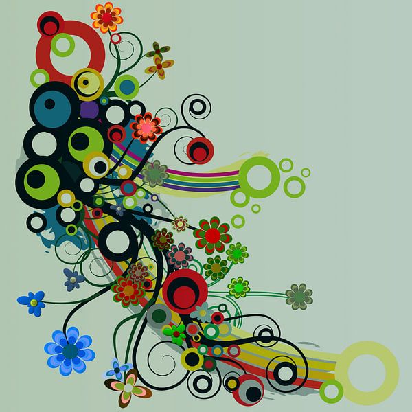 Abstract composition 572 by Angel Estevez