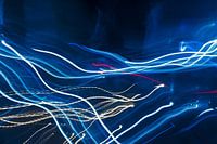 Tanzende Lichtlinien