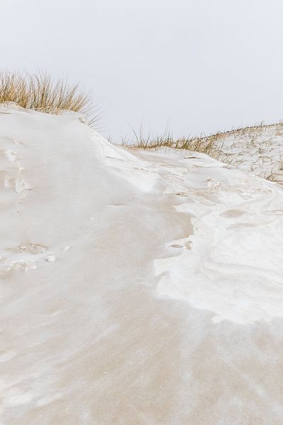 Dunes covered with snow | Winter Landscape Netherlands by Dylan gaat naar buiten