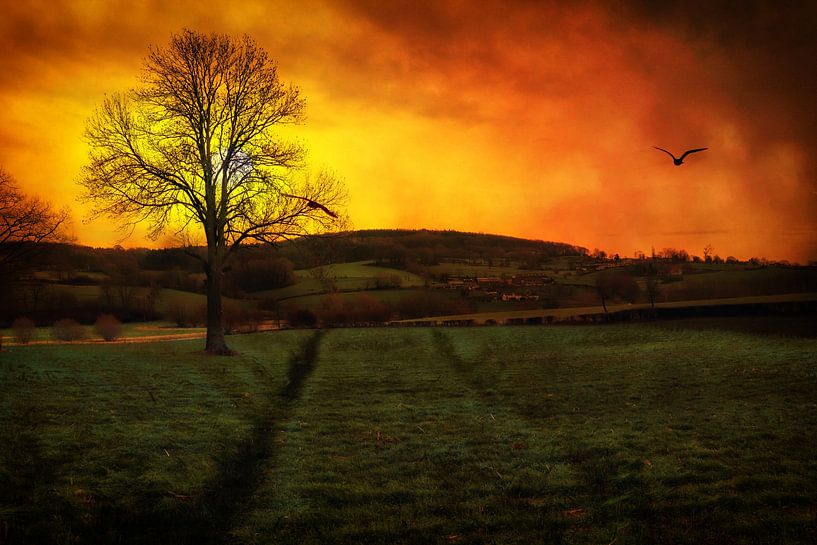 Epen (South Limburg) at sunset by Jules Windey