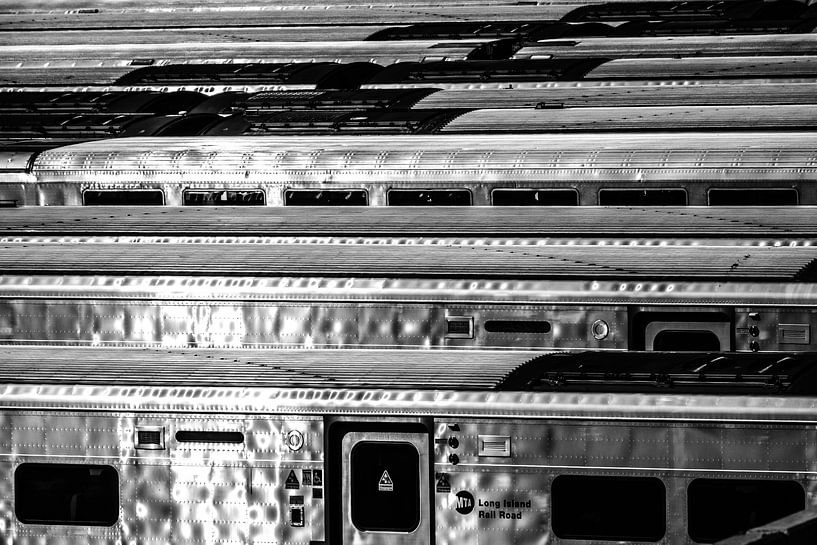 Trains de Island Rail Road, New York City par Eddy Westdijk