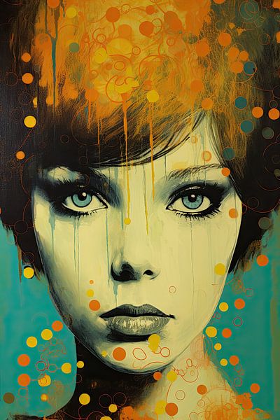 Woman in colour by Bert Nijholt