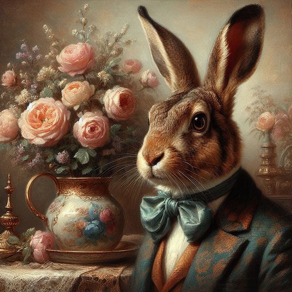 Lapin de conte de fées par Nicolette Vermeulen