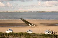 Brise-lames sur la plage de Breskens