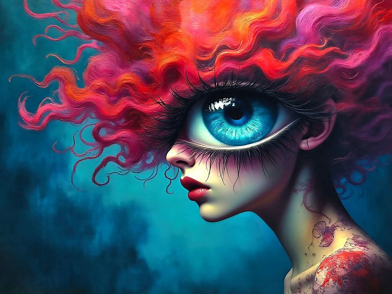 Surreal portrait of a woman_1 by The Photo Artist