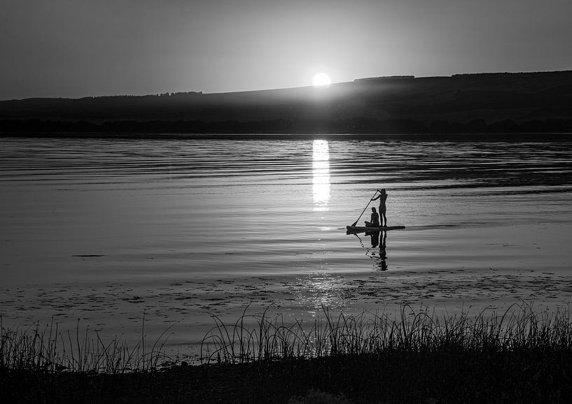 Romantic sunset by Han van der Staaij