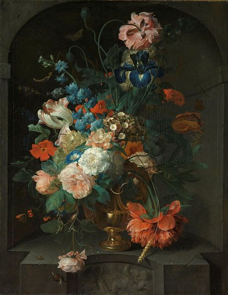 Nature morte avec des fleurs, Coenraet Roepel par Des maîtres magistraux