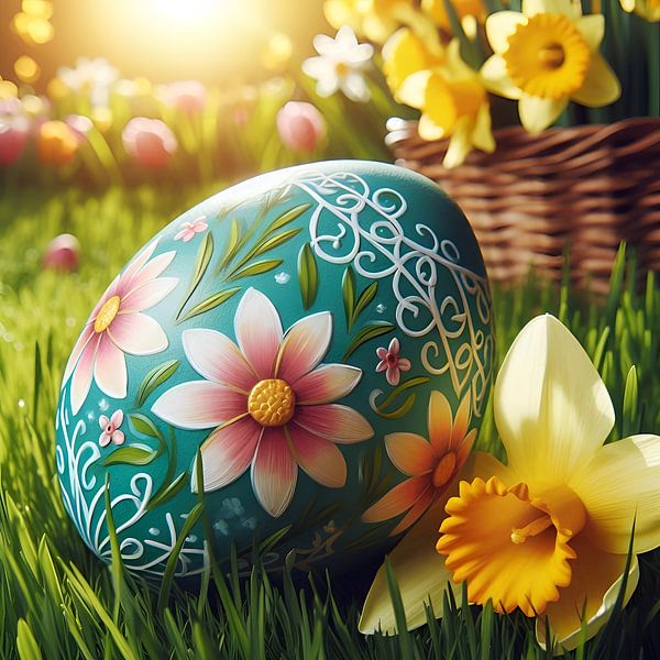 Buntes Osterei von Marion Tenbergen