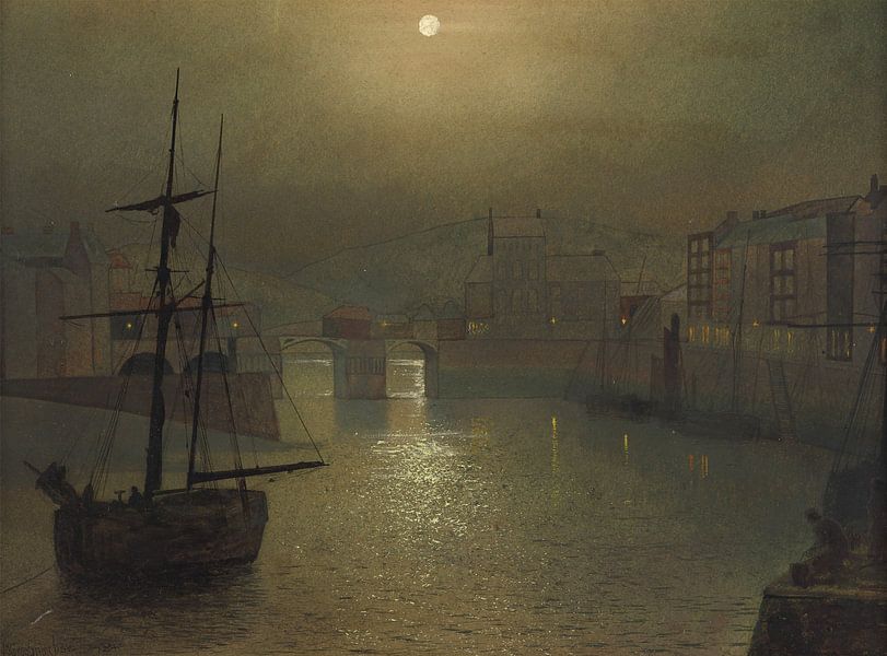 Whitby, John Atkinson Grimshaw par Des maîtres magistraux