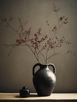 Berry Blossoms in Vase | Autumn Treasures
