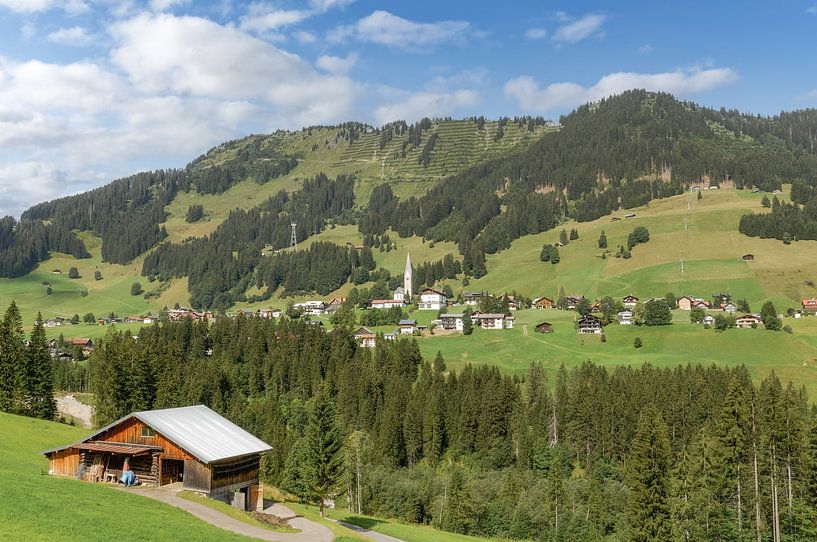 bei Mittelberg im Kleinwalsertal von Peter Eckert