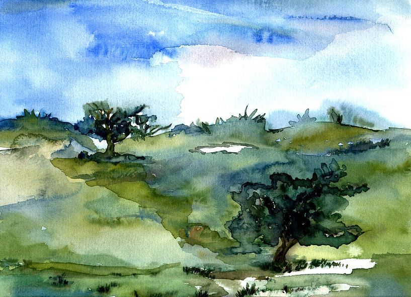 Trees 1 by Claudia Gründler