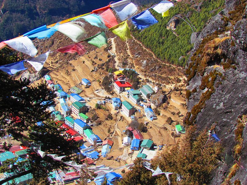 Namche Bazaar von Arno Snellenberg