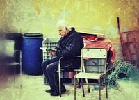 Vissershaven in Nice, Cote 'd Azur..  ( Harbour Nice)