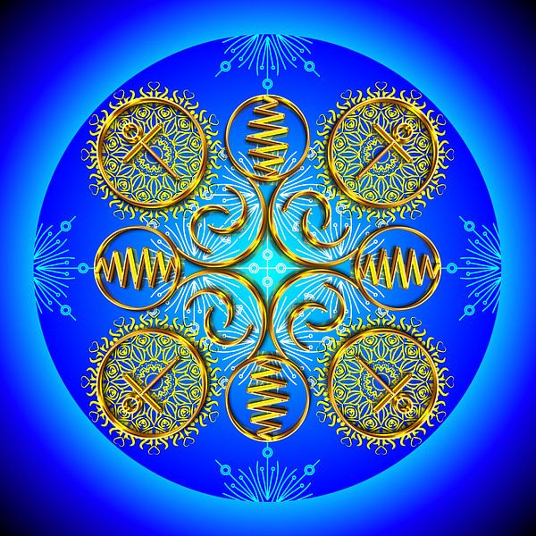 Crystal Mandala-SANAT KUMARA by SHANA-Lichtpionier