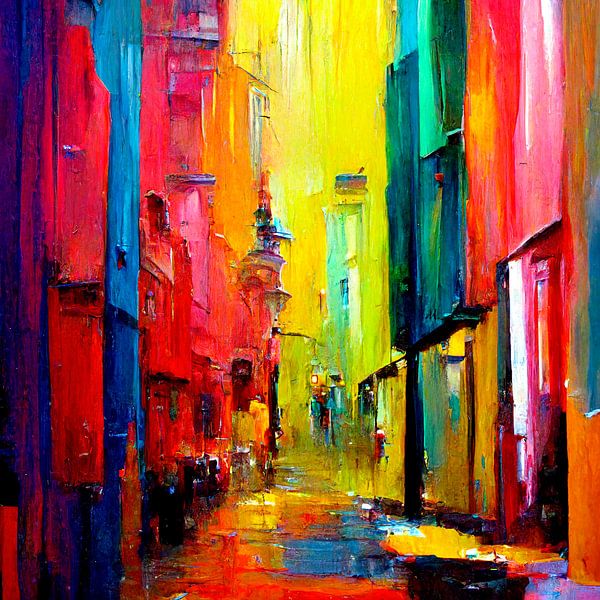 Die Lebendigkeit der Stadt an einem schönen Spätsommertag. Teil 3 von Maarten Knops