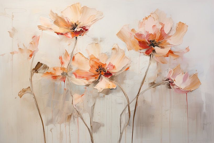 Flowers by Abstract Painting