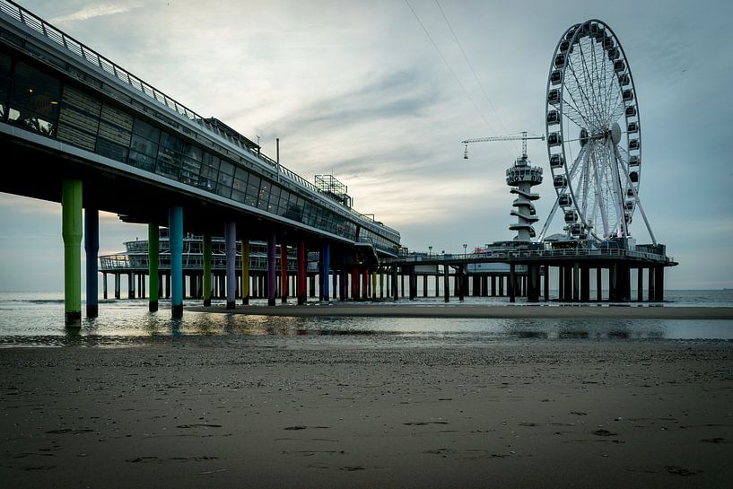 Die Seebrücke von Scheveningen von Pepijn Sonderen