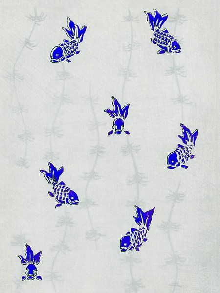 Blauer Fisch von by Maria