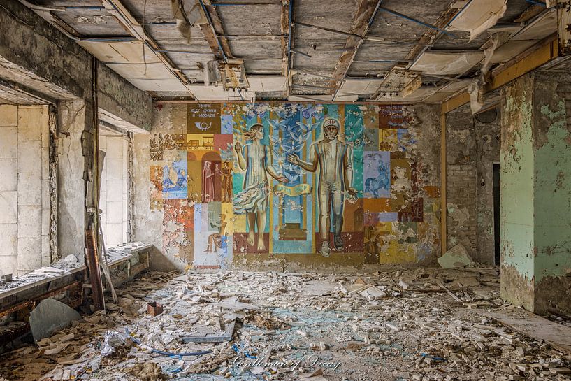Bureau de poste - Prypjat - Tchernobyl par Gentleman of Decay