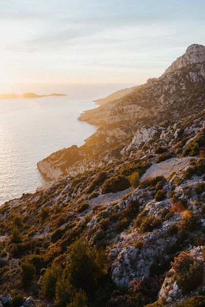 Vallons des Queyrons bei Sonnenuntergang von Joep van de Zandt