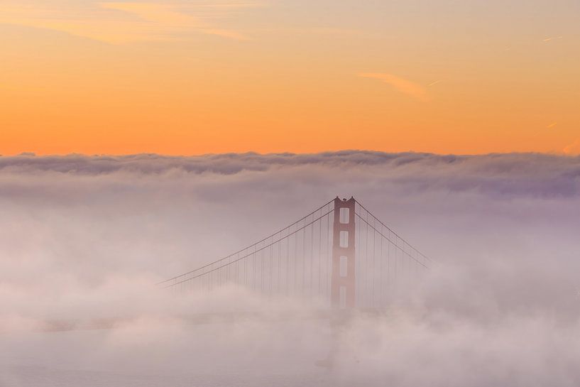 Golden Haze, San Francisco, USA von Aloke Design
