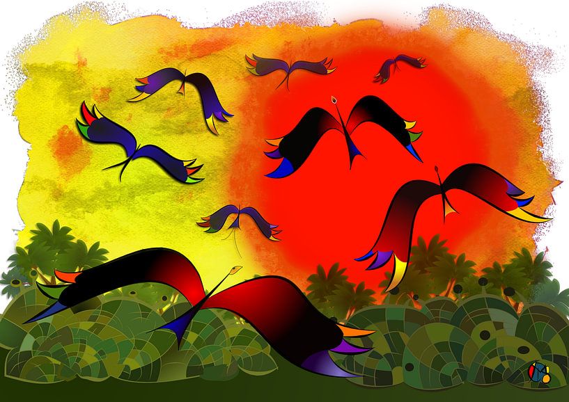 Der Spätflug von Chris van Moorsel