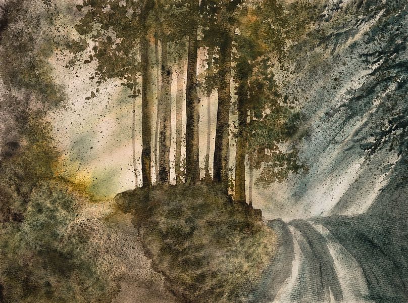 Aquarell Teil 183 von Tania Perneel