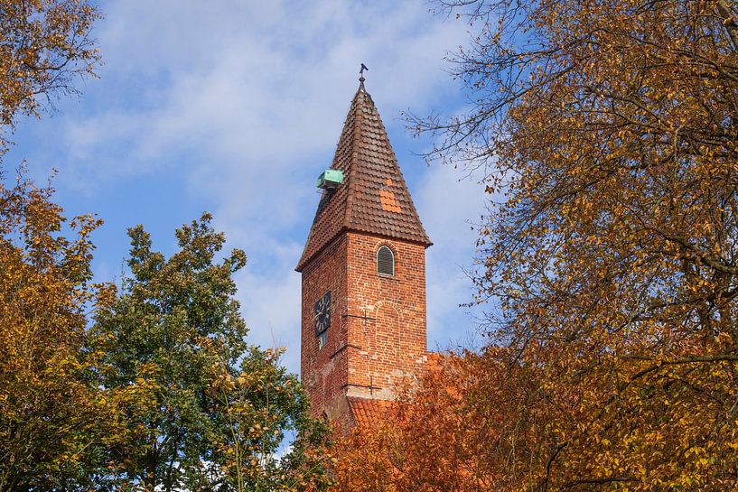 Monastery church in autumn by Torsten Krüger