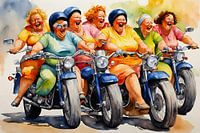 Motocyclisme féminin confortable