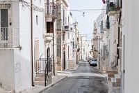 Leere Straße in Italien