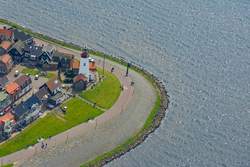Aerial view on the former island of Urk by Sjoerd van der Wal Photography