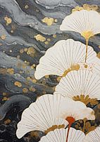 Abstraktes Golddekor