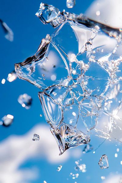 Clear water against a blue sky by Poster Art Shop