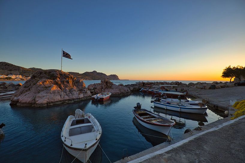 small harbour Stegna Rhodes by Henrys-Photography