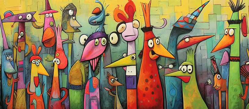 Fiasko bei der Elsterparade von ARTEO Gemälde