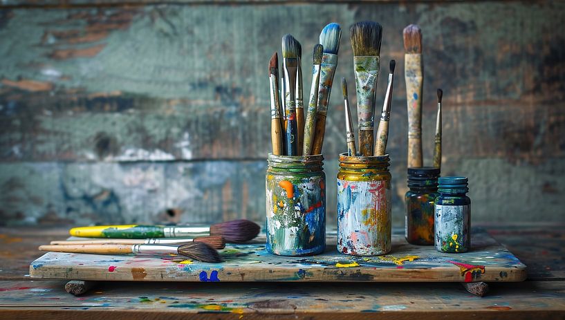 Malerei von fernlichtsicht