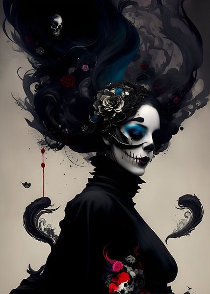 Grim Visage by Biljana Zdravkovic