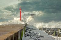 Storm on the pier
