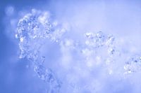 Ultramacro photographie de la neige