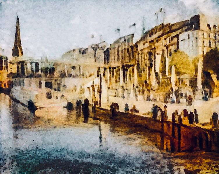 Jungfernstieg, Hamburg von zam art