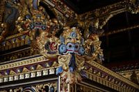 Balinesische Rangda-Skulptur