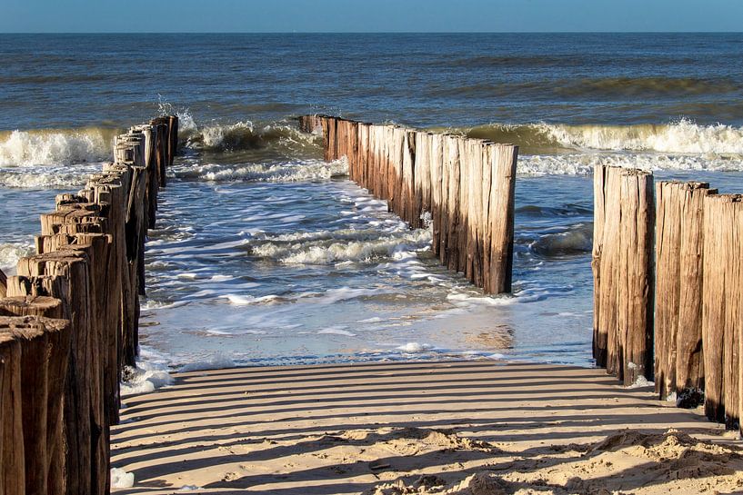 Wellenbrecher Domburg von Marly De Kok