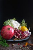Nature morte aux fruits et légumes