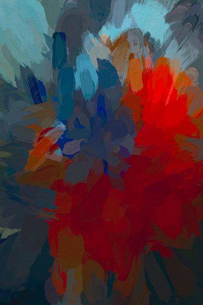 Abstract bouquet by Leo Luijten